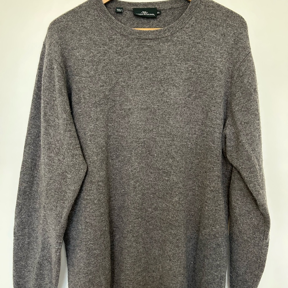 Rodd & Gunn Men's Charcoal Crewneck Sweater